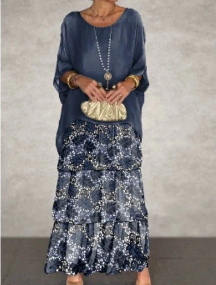 Abito elegante maxi fluido
