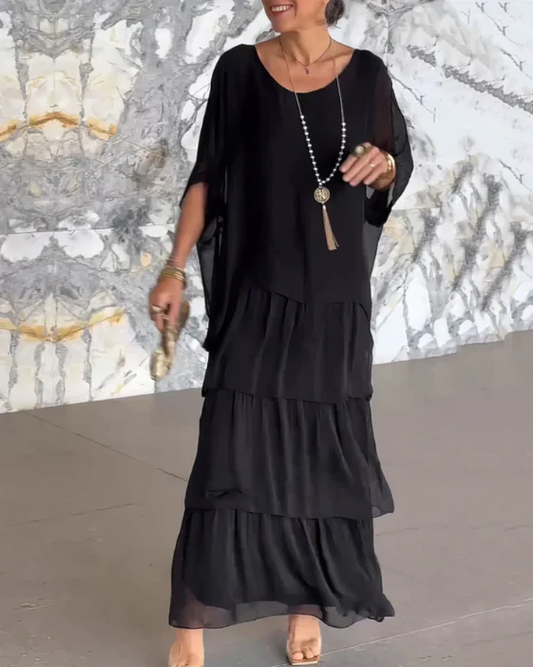 Abito elegante maxi fluido