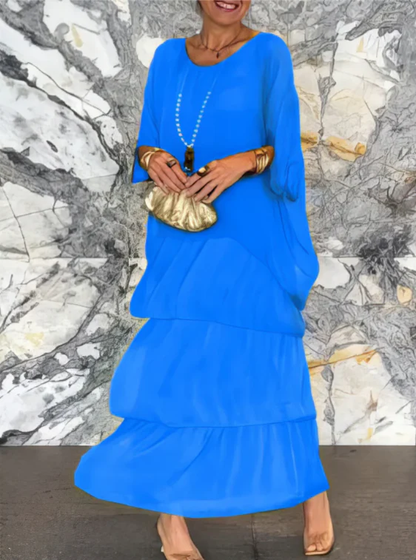 Abito elegante maxi fluido